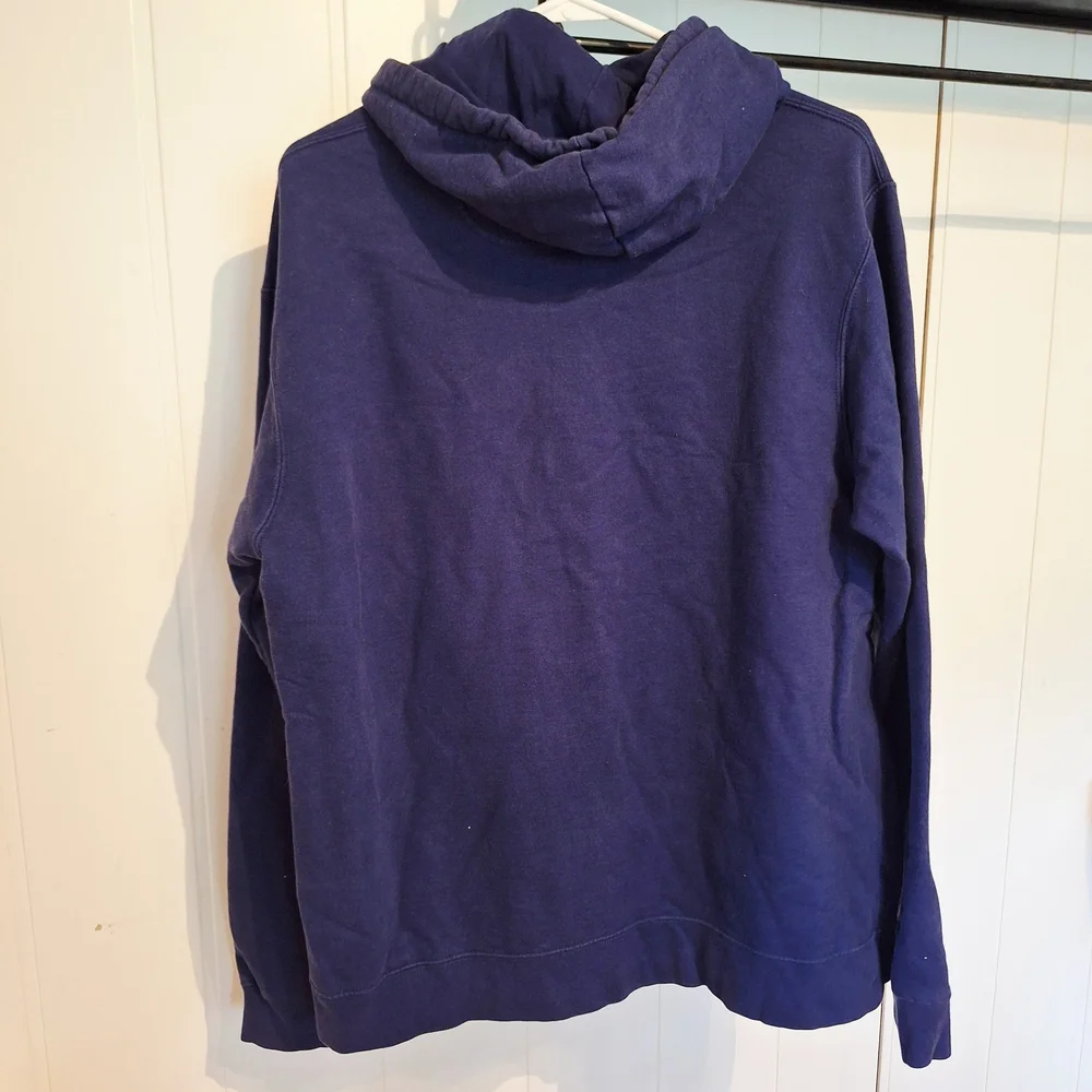 Star Wars 1977 Blue Hoodie Size L Very Good Condition Pocket Fandom Memorabelia